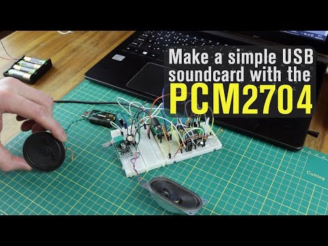 Make a simple USB soundcard with the PCM2704