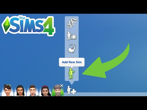 How To Create A New Sim To An Existing Household/Family - The Sims 4