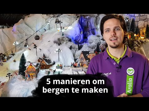 Lemax Bergen En Landschappen Bouwen | 5 Manieren Om Een Berg Te Maken