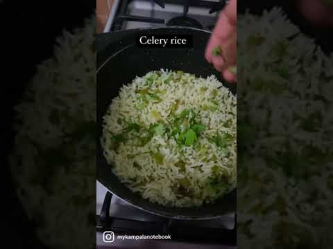 Simple Celery Rice.