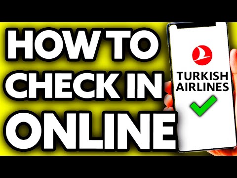 How To Check In Online Turkish Airlines (EASY!)