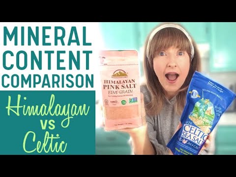 CELTIC SEA SALT vs HIMALAYAN PINK SALT Minerals Comparison + More Differences