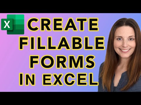 How to Create Fillable Forms in Excel - Employee Engagement Survey Template