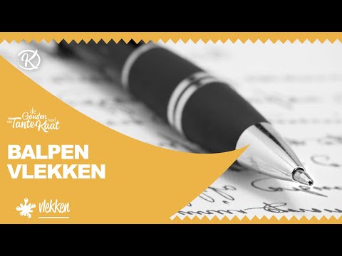 Hoe kan je balpen vlekken verwijderen? - Gouden Raad van Tante Kaat