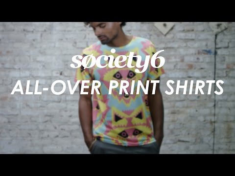 All Over Print T-Shirts from Society6 - Product Video