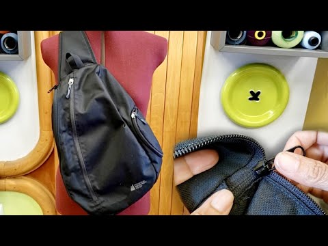 Replacing the Zipper on a Broken Backpack - save your beloved bag!