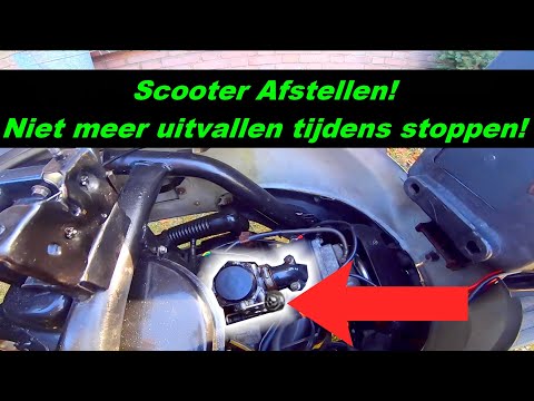 #180 Scooter valt uit? Wij gaan het fixen! Carburateur Afstellen!