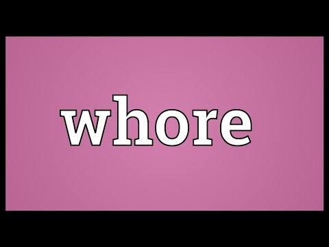 Whore Meaning