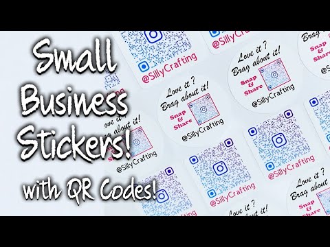 DIY:How to Make QR Code Stickers with Cricut ! Easy