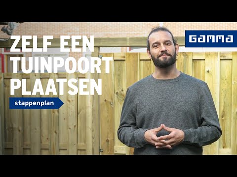 Tuinpoort plaatsen met slot | GAMMA