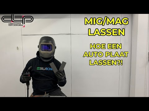 Mig/mag lassen van dunne plaat  (0,8mm)  carrosserie/autoplaat