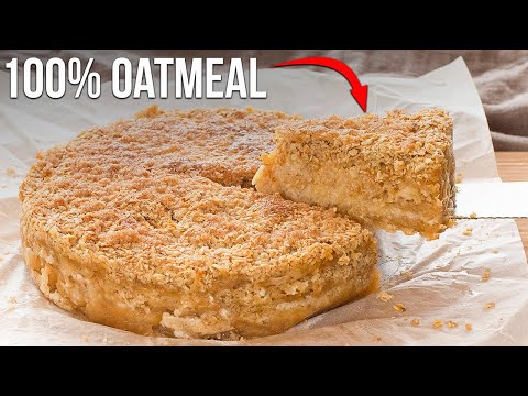 Super Moist Apple Oatmeal Cake