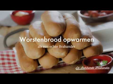 Worstenbrood opwarmen in de oven