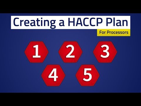 Food Safety - Creating a HACCP Plan