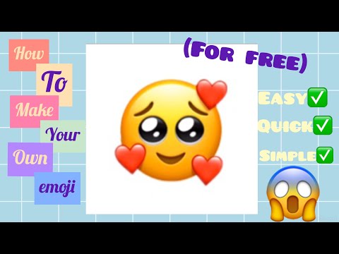 How To Make Your Own Emoji For Free! (Suitable for Android and iOS)🥰