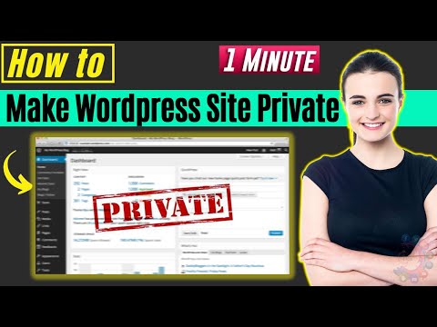 How to make wordpress site private 2023