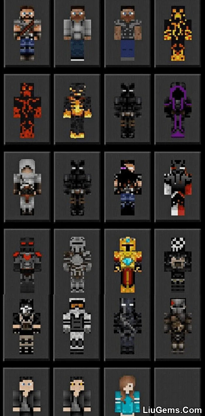 1 Hybred S Skin Pack Mcpe 1 Hybred S Skin Pack Mcpe