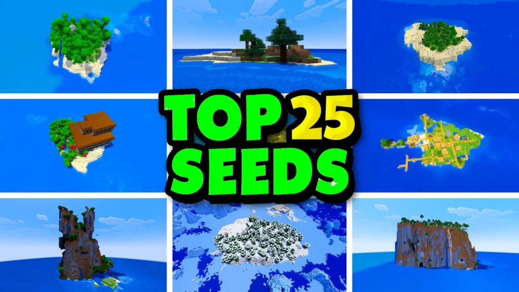 Top 25 Survival Island Seeds for Minecraft 