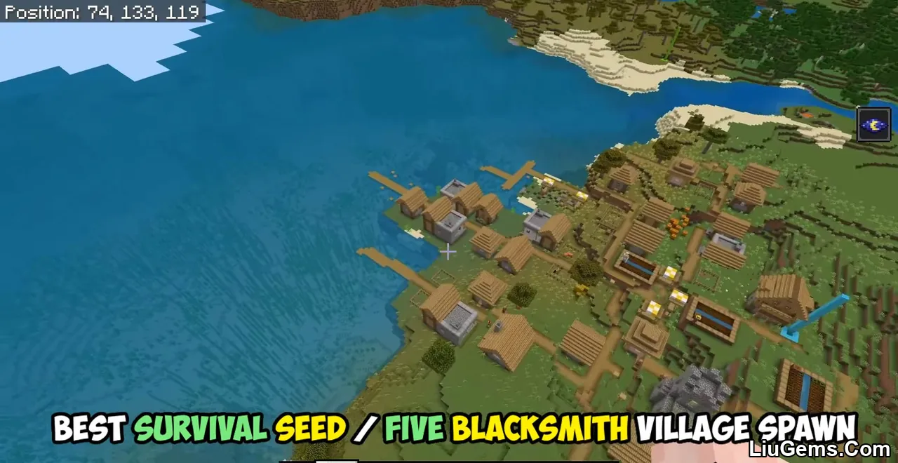 5 Blacksmith Village Seed For Minecraft Screenshots 5 Blacksmith Village Seed For Minecraft Screenshots