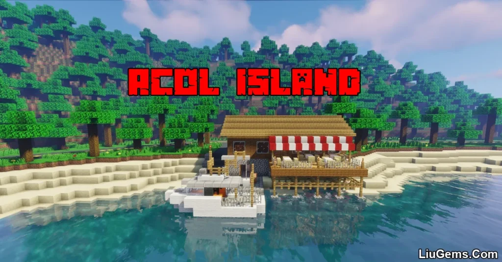 Acol Island Map