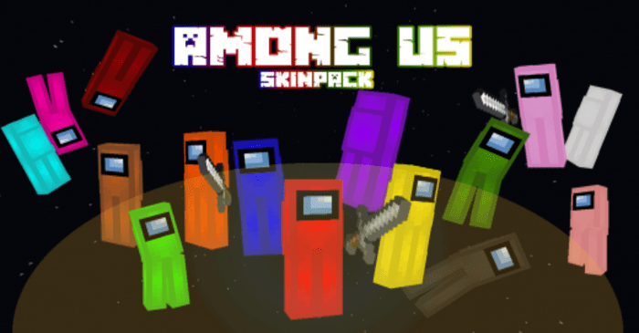 Among Us -SUS- Skin Pack