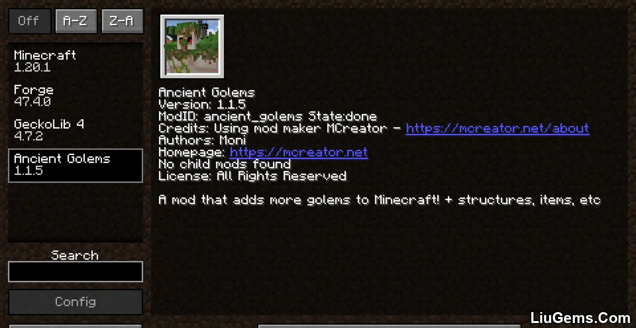 Ancient Golems Mod Screenshots Ancient Golems Mod Screenshots