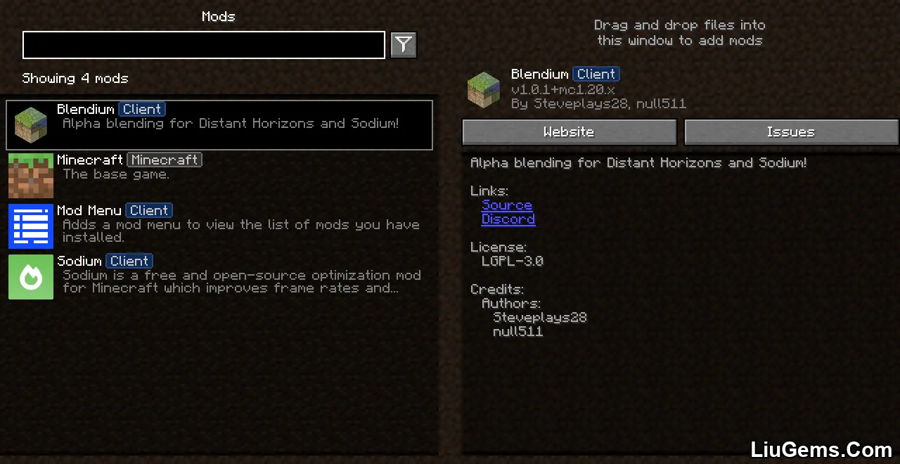 Blendium Mod Screenshot 01 Blendium Mod Screenshot 01