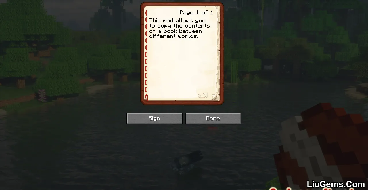 Book Copy Mod Screenshot 01 Book Copy Mod Screenshot 01