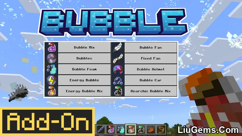 Bubble Addon Mcpe Thumbnail 01