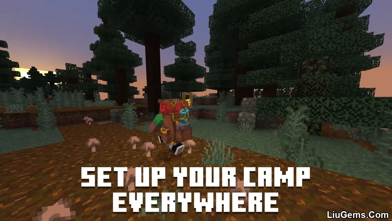 Camping Backpack Addon Mcpe 1 Camping Backpack Addon Mcpe 1
