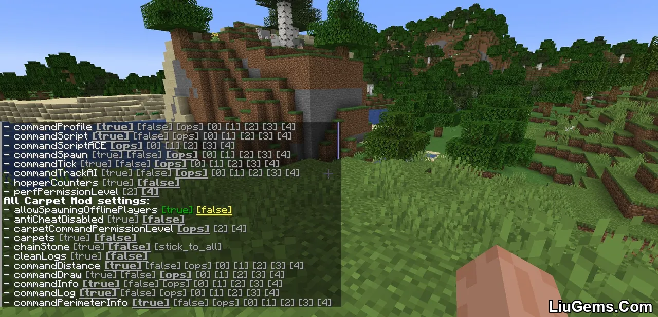 Carpet Mod Screenshots 02 Carpet Mod Screenshots 02