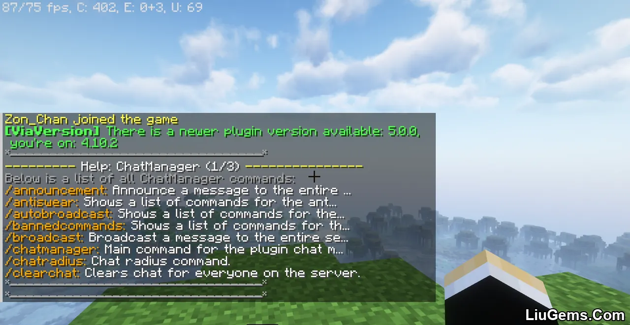 Chat Manager Plugin Screenshot 04 Chat Manager Plugin Screenshot 04
