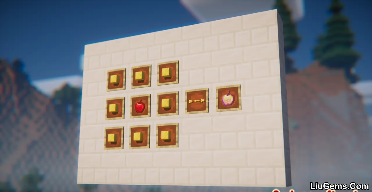 Classic Enchanted Golden Apple Crafting Mod Screenshot 02 Classic Enchanted Golden Apple Crafting Mod Screenshot 02