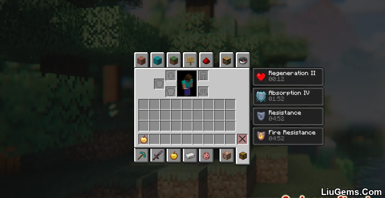Classic Enchanted Golden Apple Crafting Mod Screenshot 05 Classic Enchanted Golden Apple Crafting Mod Screenshot 05