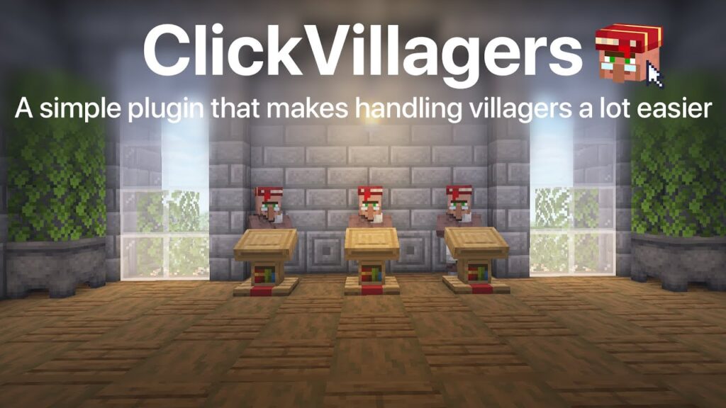 Click Villagers Plugin