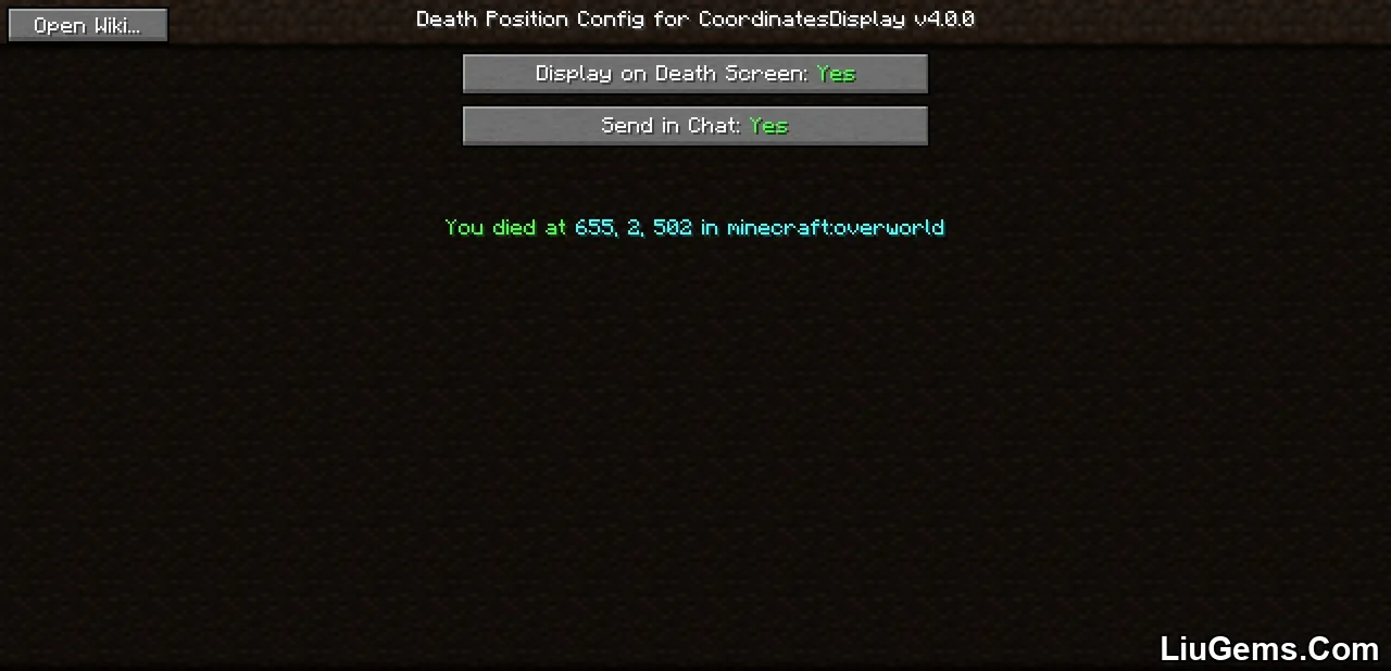 Coordinates Display Mod Screenshots 12 Coordinates Display Mod Screenshots 12