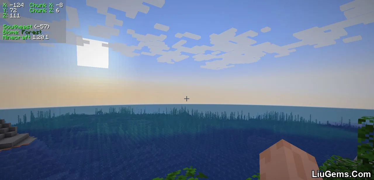Coordinates Display Mod Screenshots 2 Coordinates Display Mod Screenshots 2