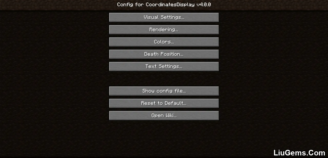 Coordinates Display Mod Screenshots 7 Coordinates Display Mod Screenshots 7
