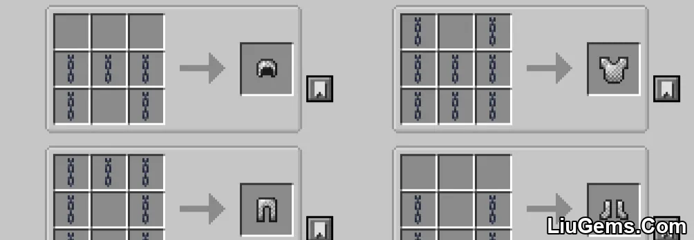 Craftable Chainmail Mod Crafting Recipes 01 Craftable Chainmail Mod Crafting Recipes 01