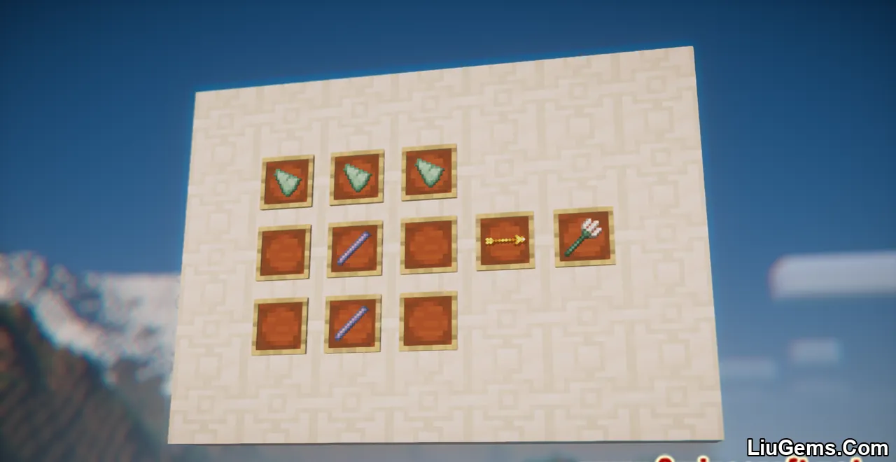Craftable Trident Mod Screenshot 01 Craftable Trident Mod Screenshot 01