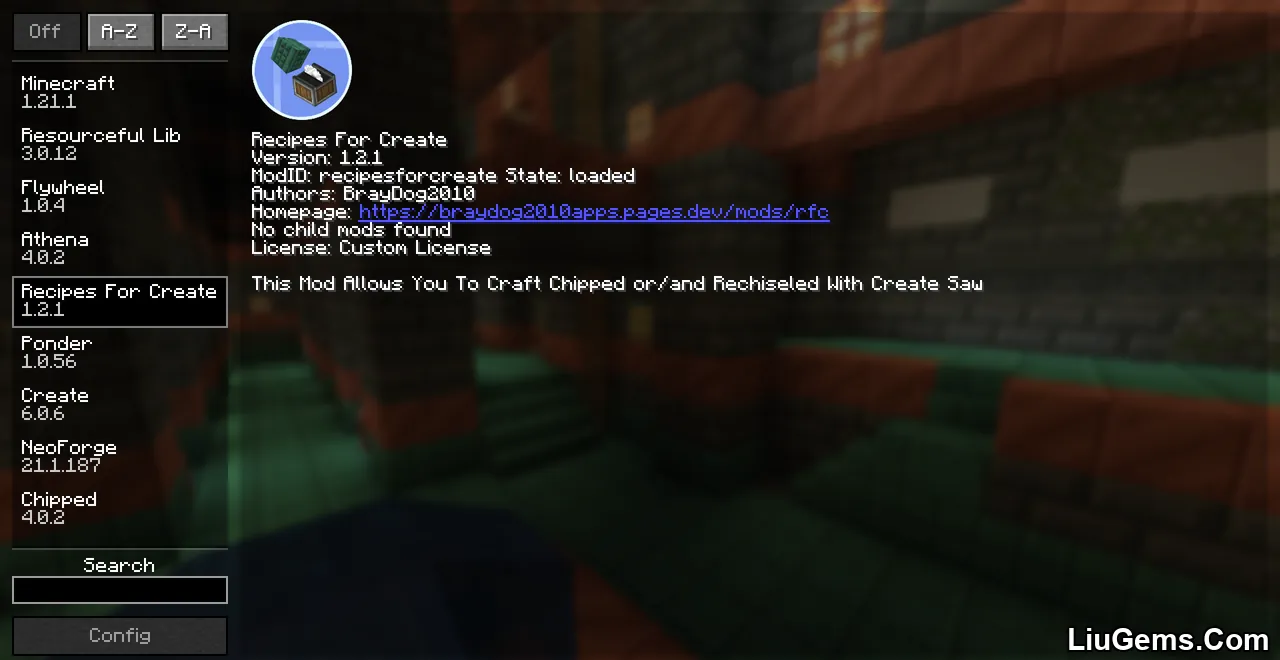 Crafting Recipes For Create Mod Screenshot 01 Crafting Recipes For Create Mod Screenshot 01
