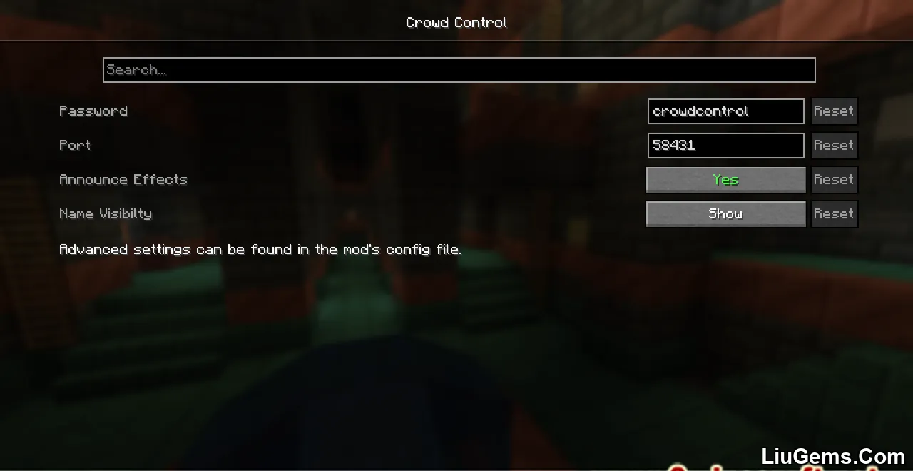 Crowd Control Mod Screenshot 01 Crowd Control Mod Screenshot 01
