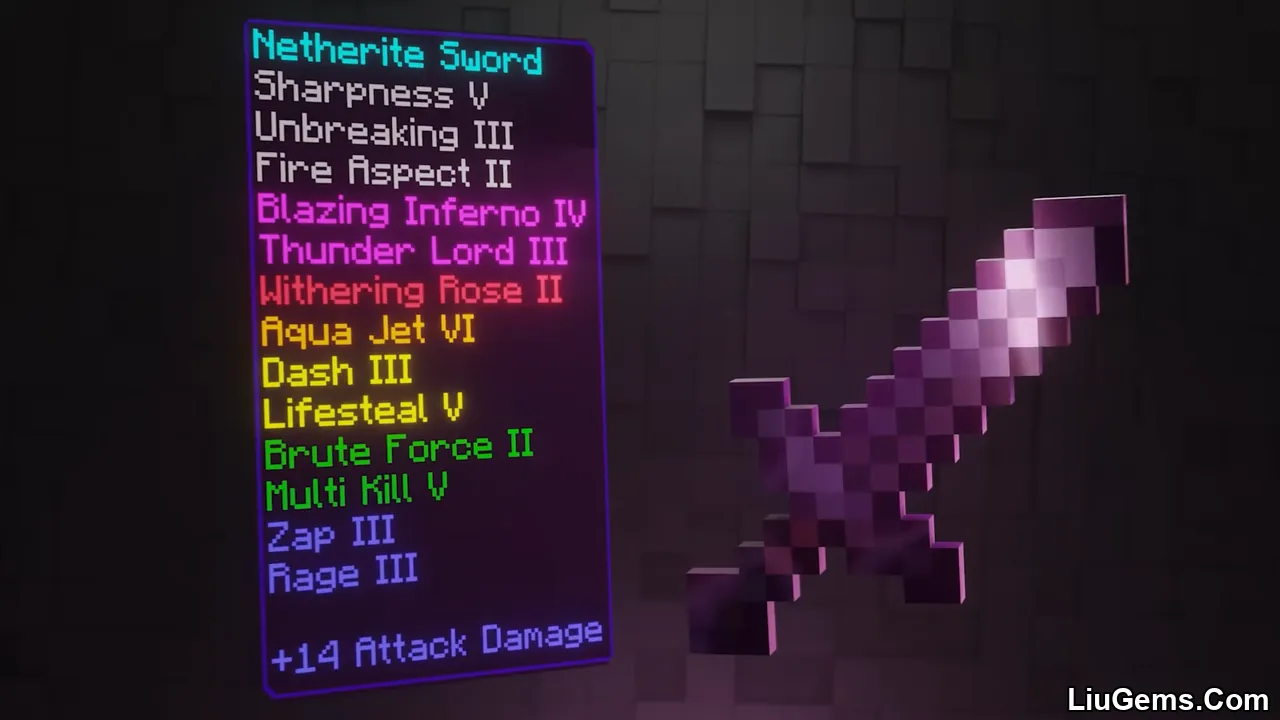 Custom Enchants Addon Mcpe 4 Custom Enchants Addon Mcpe 4