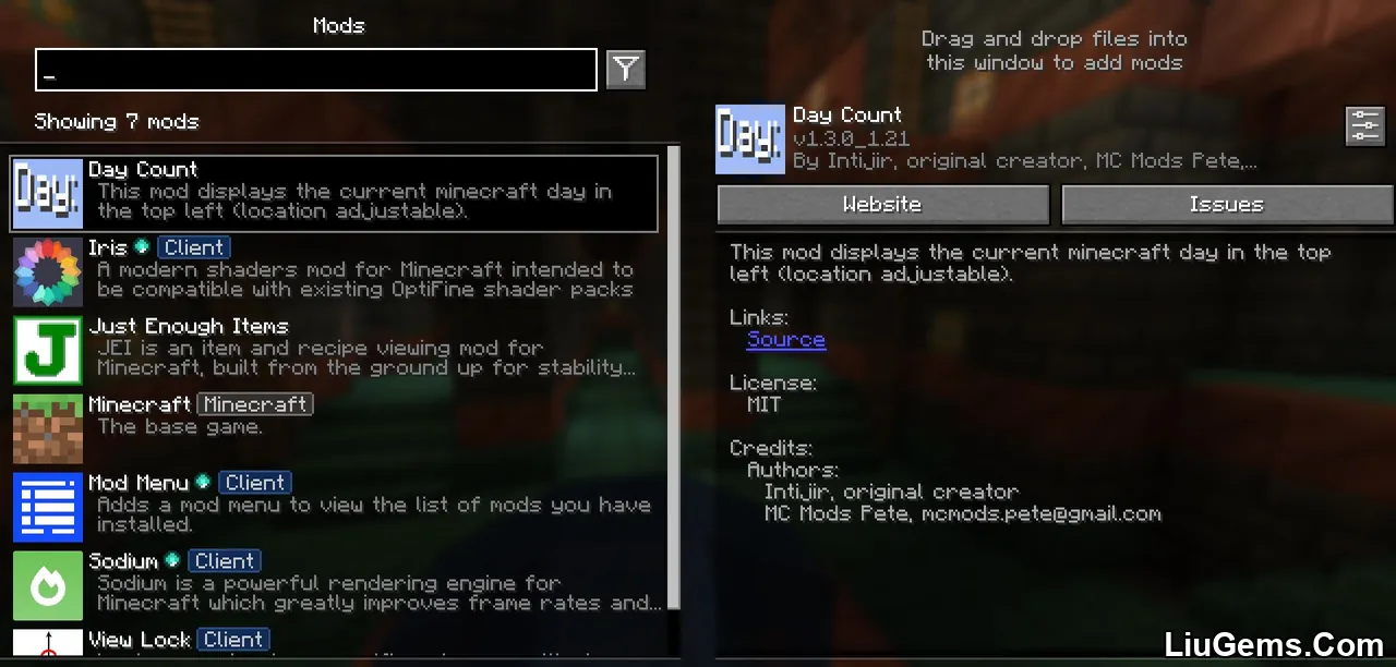 Day Count Mod Screenshots 1 Day Count Mod Screenshots 1