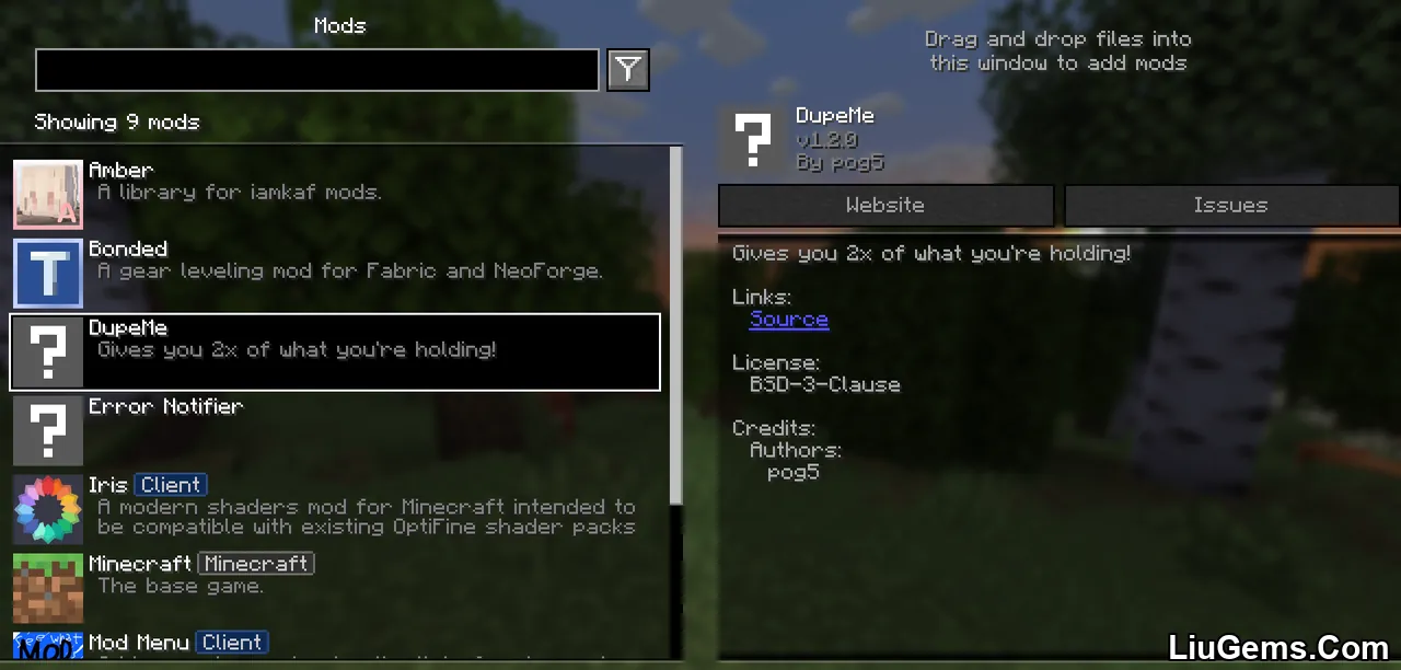 Dupeme Mod Screenshots 1 Dupeme Mod Screenshots 1