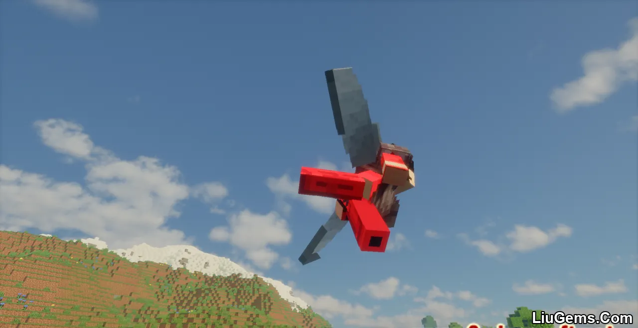 Elytra Chestplate Mod Screenshot 06 Elytra Chestplate Mod Screenshot 06