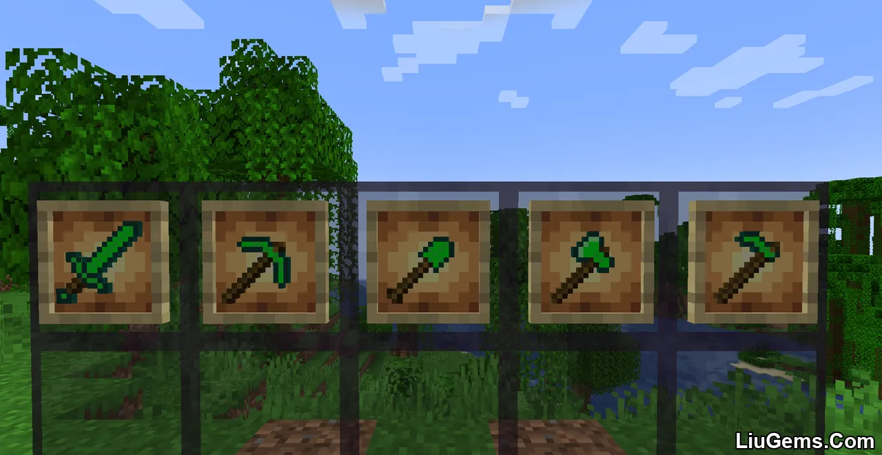 Emerald Equipment Mod Screenshot 04 Emerald Equipment Mod Screenshot 04