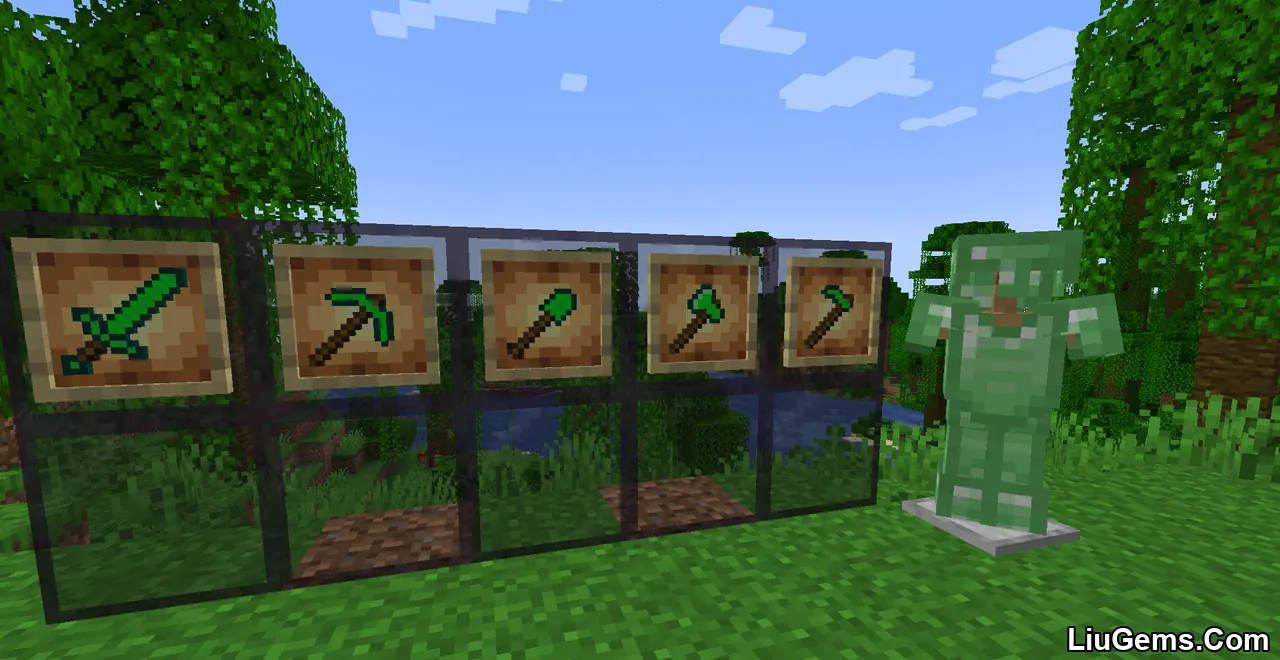 Emerald Equipment Mod Screenshot 05 Emerald Equipment Mod Screenshot 05