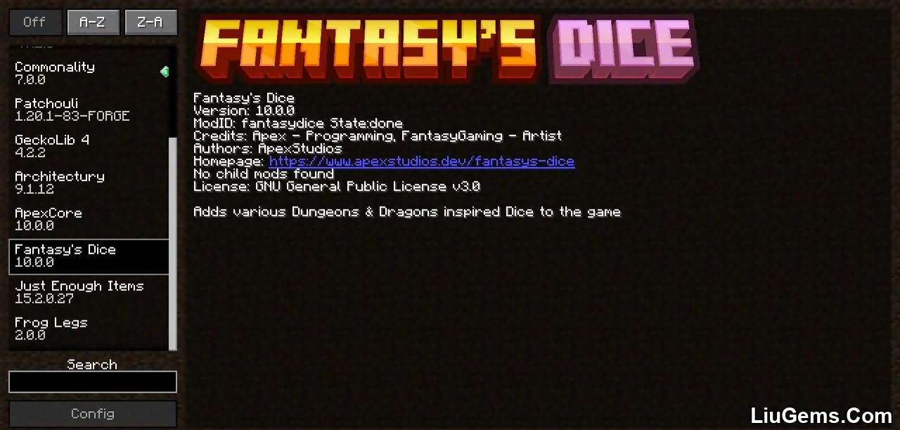 Fantasys Dice Mod Screenshots 1 Fantasys Dice Mod Screenshots 1