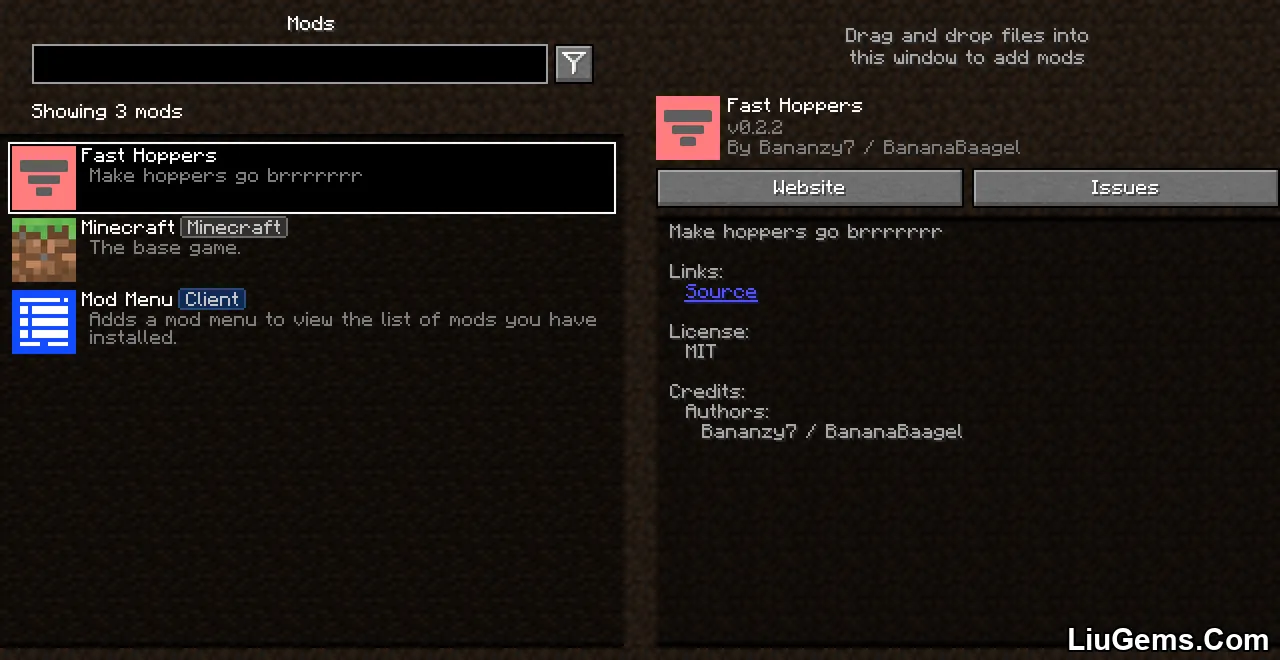 Fast Hoppers Mod Screenshot 01 Fast Hoppers Mod Screenshot 01